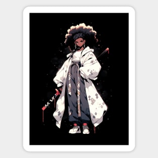 Afro Samurai Girl Magnet